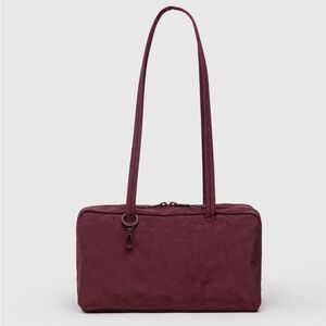 Baggu Mahogany Nylon Bowler Bag